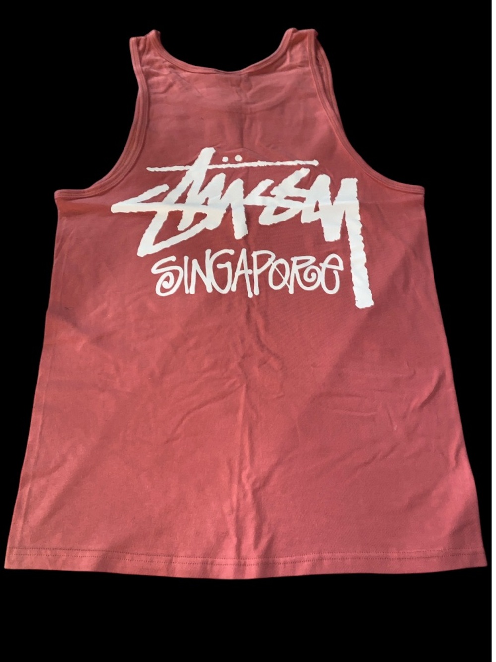 🆕 STUSSY Chapter Tank Top T Shirt stüssy Singapore Exclusive Medium